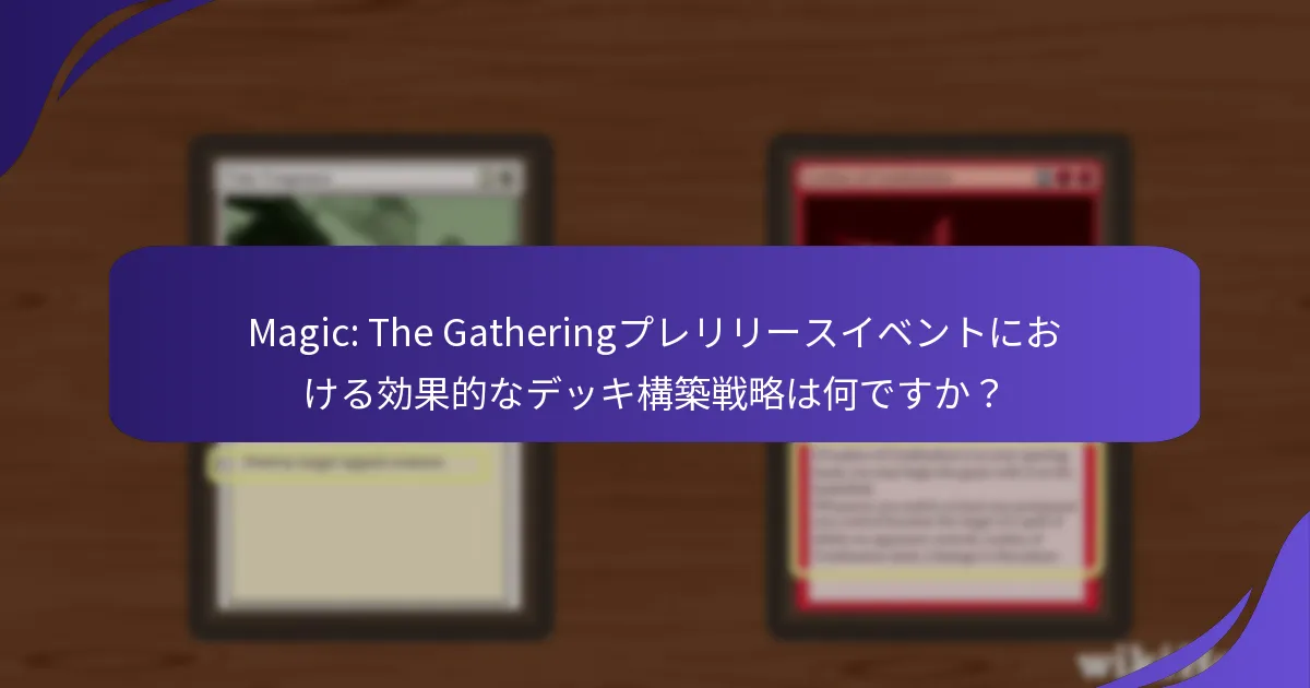 プレリリースイベントに参加するプレイヤーが考慮すべきフォーマットの要点は何ですか？
